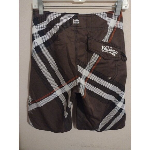 Billabong Parko Joel Parkinson Brown Signature Board Shorts Swim Trunks Mens 26 - Picture 2 of 10